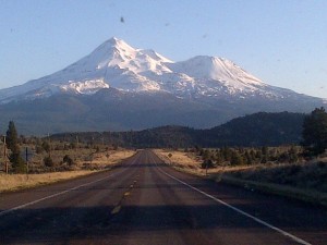 Mt Shasta on the journey